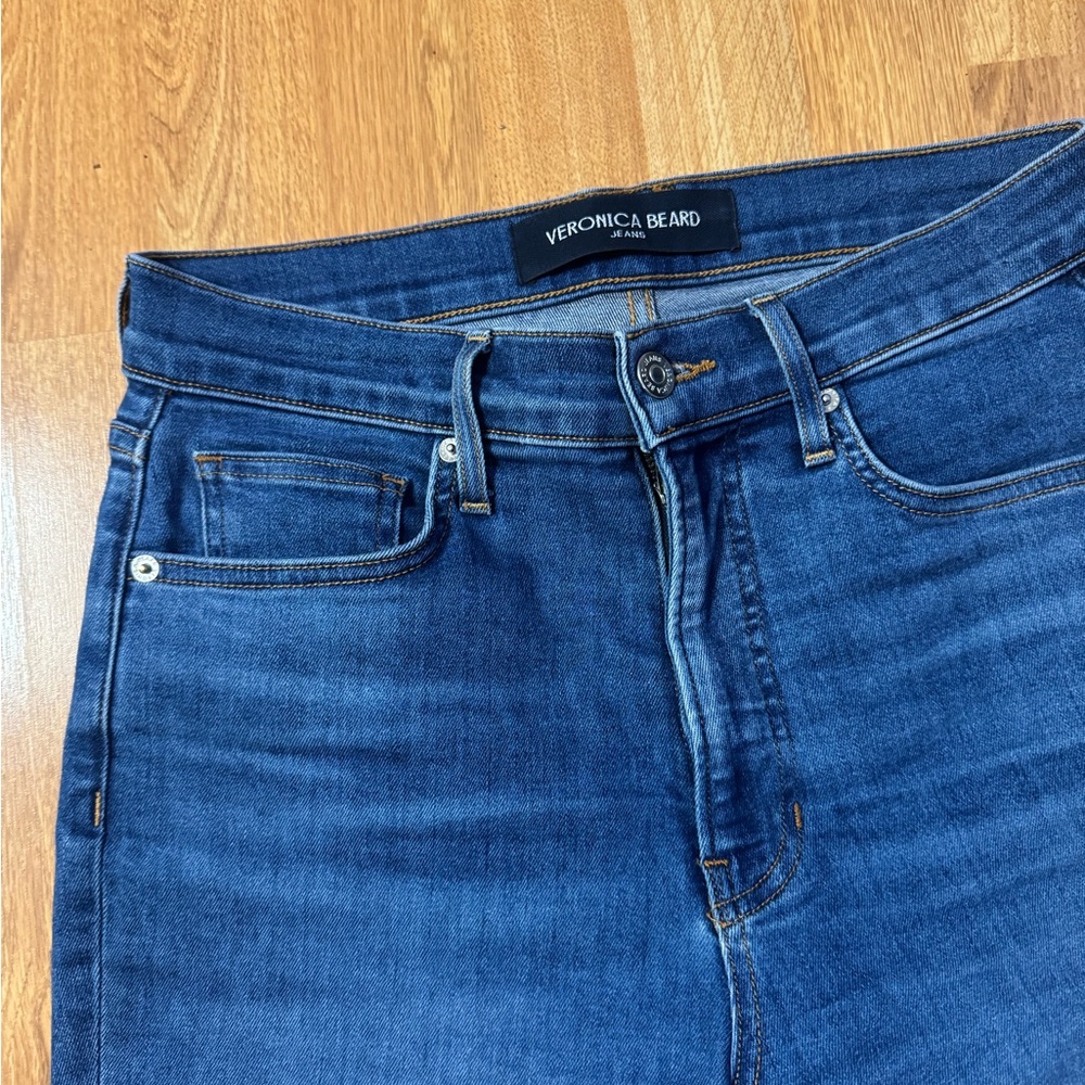 VERONICA BEARD Carolina Ankle Skinny Flare High Rise Jean Women's Size 29 - Picture 4 of 9
